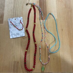 Hand-crafted Necklaces and Bracelet